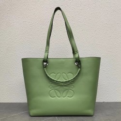 Loewe Anagram Medium Tote Bag In Rosemary Calfskin LS929004