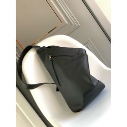 Loewe Anton Sling Bag in Black Grained Calfskin LS929006