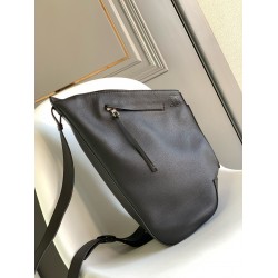 Loewe Anton Sling Bag in Black Grained Calfskin LS929006