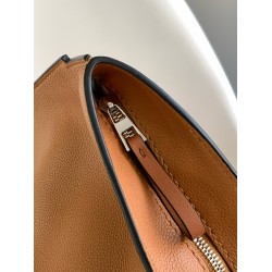 Loewe Anton Sling Bag in Brown Grained Calfskin LS929007