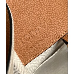 Loewe Compact Hammock Bag in Light Caramel Grained Calfskin LS929012