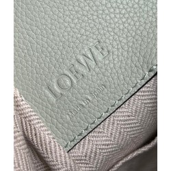 Loewe Compact Hammock Bag in Light Celadon Grained Calfskin LS929013