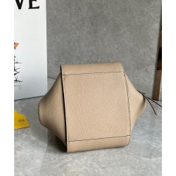 Loewe Compact Hammock Bag in Sand Grained Calfskin LS929016