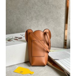 Loewe Elephant Pocket in Brown Calfskin LS929030