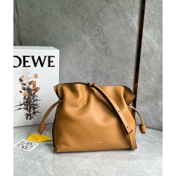 Loewe Flamenco Clutch Bag in Warm Desert Nappa Calfskin LS929037