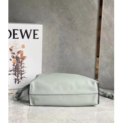 Loewe Flamenco Clutch In Ash Grey Nappa Leather LS929038