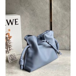 Loewe Flamenco Clutch In Atlantic Blue Nappa Leather LS929039