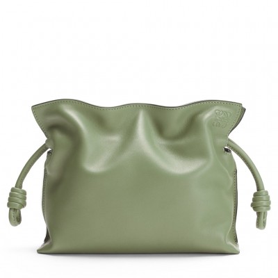 Loewe Flamenco Clutch In Rosemary Nappa Leather LS929042