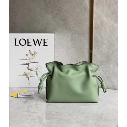 Loewe Flamenco Mini Clutch In Rosemary Nappa Leather LS929048