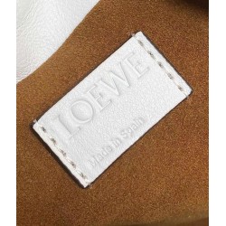 Loewe Flamenco Mini Clutch In White Nappa Leather LS929049