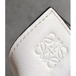 Loewe Flamenco Mini Clutch In White Nappa Leather LS929049