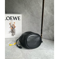 Loewe Flamenco Purse Bucket Bag in Black Nappa Lambskin LS929065