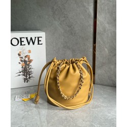 Loewe Flamenco Purse Bucket Bag in Sahara Nappa Lambskin LS929063