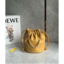 Loewe Flamenco Purse Bucket Bag in Sahara Nappa Lambskin LS929063