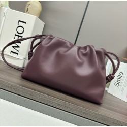 Loewe Flamenco Purse in Burgundy Nappa Lambskin LS929061