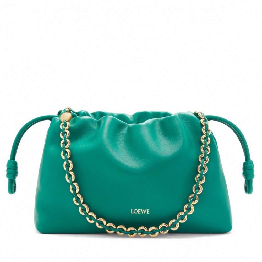 Loewe Flamenco Purse in Emerald Green Nappa Lambskin LS929056