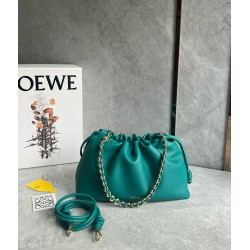 Loewe Flamenco Purse in Emerald Green Nappa Lambskin LS929056