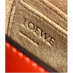 Loewe Gate Dual Mini Bag in Sunrise Orange Calfskin LS929058