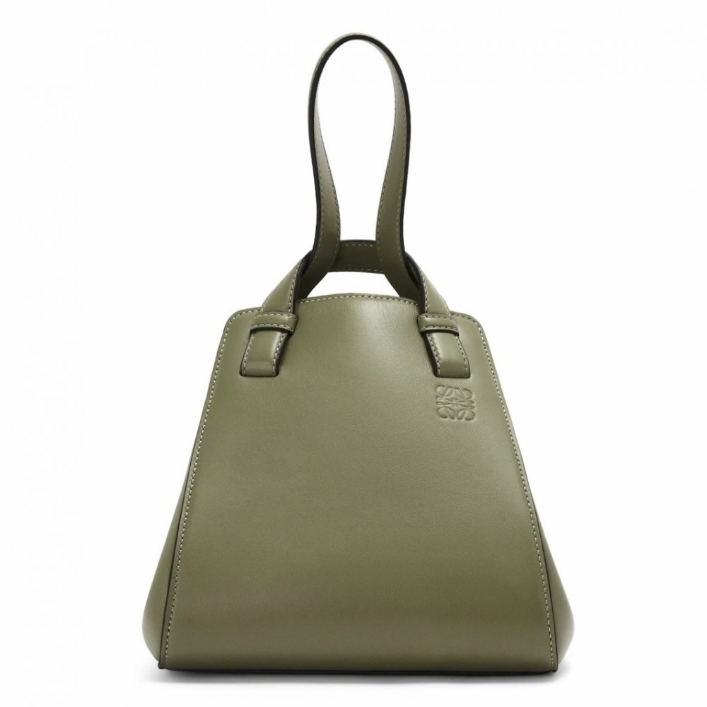 Loewe Hammock Nugget Bag In Avocado Green Calfskin LS929062