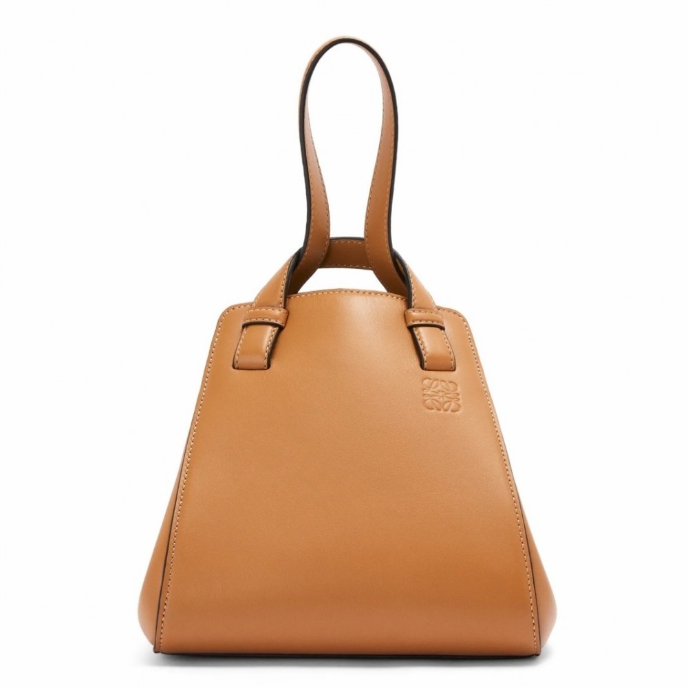 Loewe Hammock Nugget Bag In Brown Calfskin LS929069