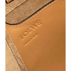 Loewe Hammock Nugget Bag In Brown Calfskin LS929069