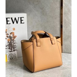 Loewe Hammock Nugget Bag In Brown Calfskin LS929069