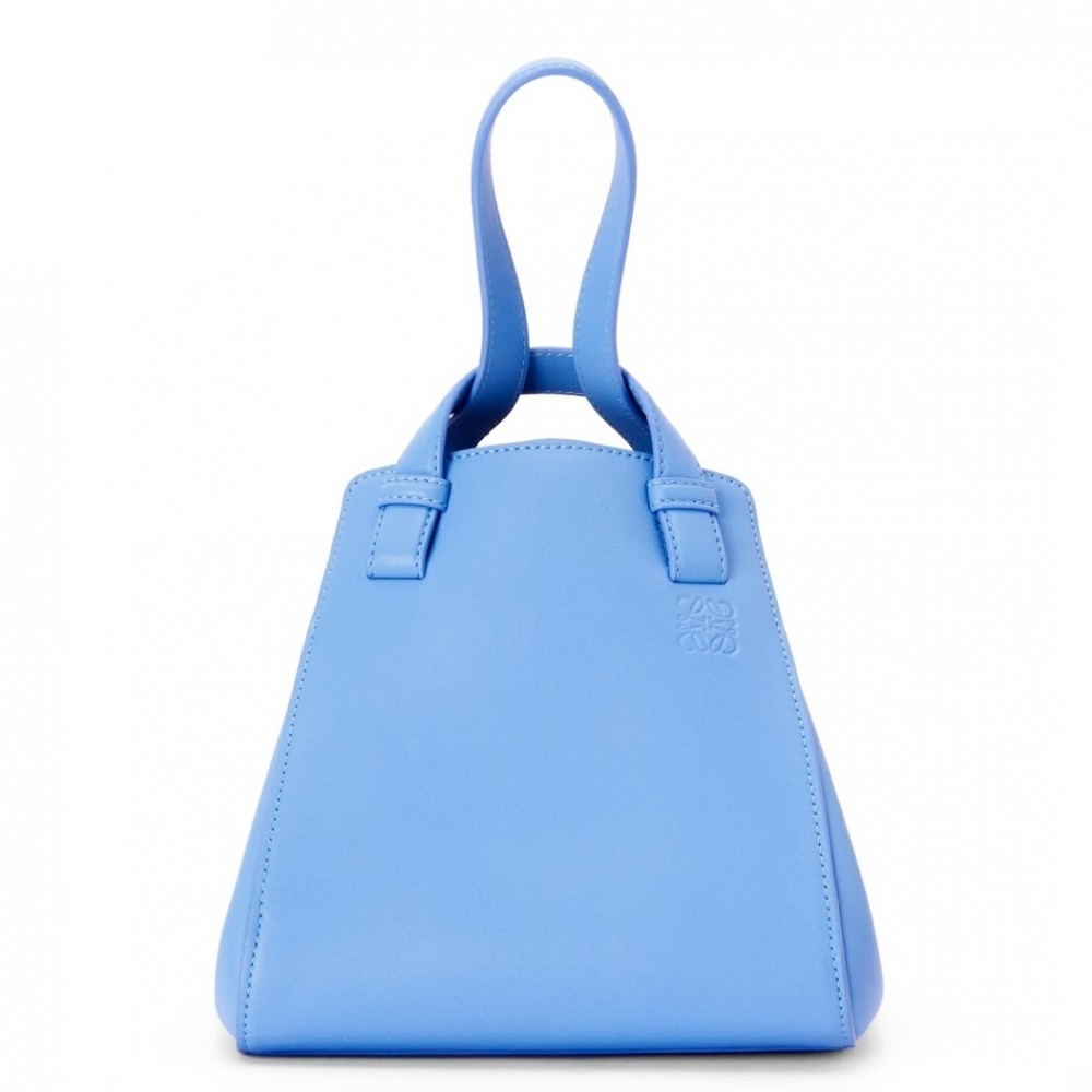 Loewe Hammock Nugget Bag In Celestine Blue Calfskin LS929064