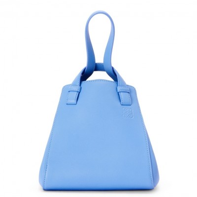 Loewe Hammock Nugget Bag In Celestine Blue Calfskin LS929064