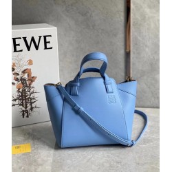 Loewe Hammock Nugget Bag In Celestine Blue Calfskin LS929064