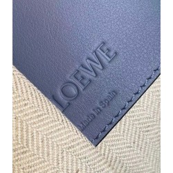 Loewe Hammock Small Bag In Atlantic Blue Calfskin LS929071