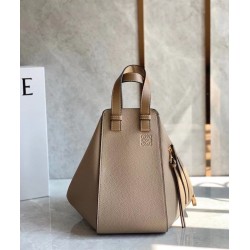 Loewe Hammock Small Bag In Sand Grained Leather LS929072