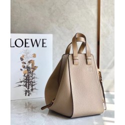 Loewe Hammock Small Bag In Sand Grained Leather LS929072