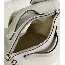 Loewe Large Elephant Bag in Grey Calfskin LS929075