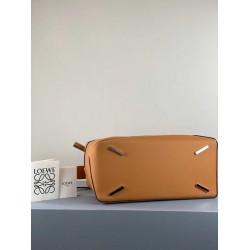 Loewe Large Puzzle Bag In Tan Calfskin LS929078