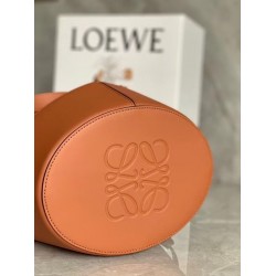 Loewe Medium Balloon Bucket Bag In Camel Calfskin LS929091