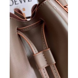 Loewe Medium Balloon Bucket Bag In Taupe Calfskin LS929088