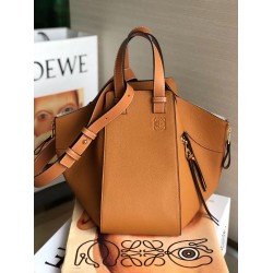 Loewe Medium Hammock Bag In Tan Leather LS929106