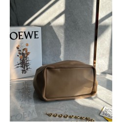 Loewe Medium Squeeze Bag in Brown Nappa Lambskin LS929126