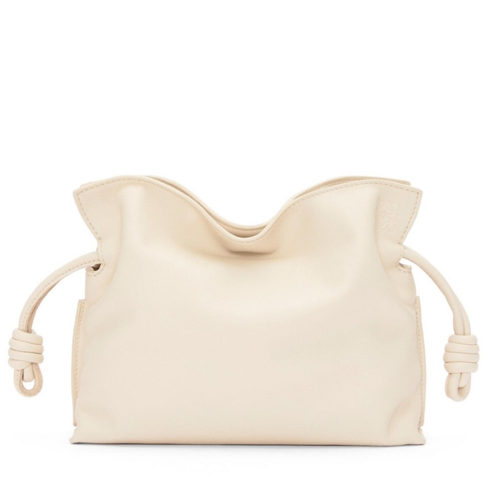 Loewe Mini Flamenco Clutch Bag In Angora Calfskin LS929131