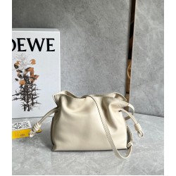 Loewe Mini Flamenco Clutch Bag In Angora Calfskin LS929131