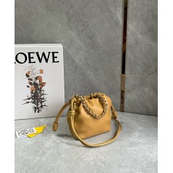 Loewe Mini Flamenco Purse Bag in Sahara Nappa Lambskin LS929133