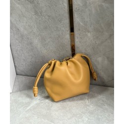 Loewe Mini Flamenco Purse Bag in Sahara Nappa Lambskin LS929133