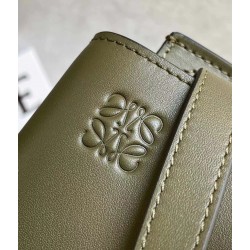 Loewe Mini Gate Dual Bag In Autumn Green Calfskin LS929142