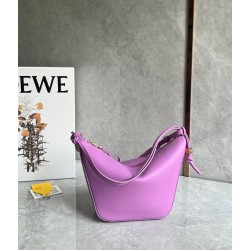 Loewe Mini Hammock Hobo Bag in Rockrose Calfskin LS929157