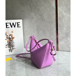 Loewe Mini Hammock Hobo Bag in Rockrose Calfskin LS929157