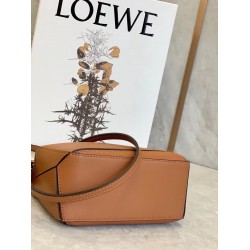 Loewe Mini Puzzle Bag In Brown Calfskin Leather LS929166