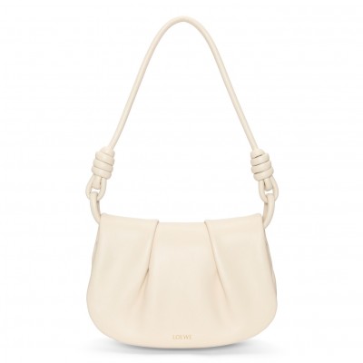 Loewe Paseo Satchel Bag in Angora Nappa Leather LS929177