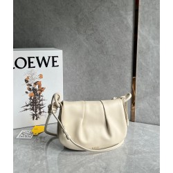 Loewe Paseo Satchel Bag in Angora Nappa Leather LS929177