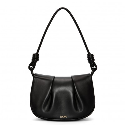 Loewe Paseo Satchel Bag in Black Nappa Leather LS929178