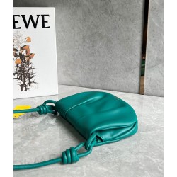 Loewe Paseo Satchel Bag in Green Nappa Leather LS929179